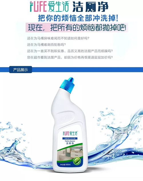 日用品系列│绿叶爱生活洁厕净500ml 瓶